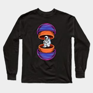 Astronaut and planets Long Sleeve T-Shirt